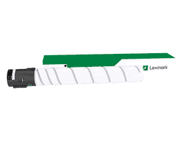 Lexmark 54G0H00 Cartouche de toner noir, compatible pour imprimantes Lexmark