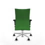 Piqueras Y Crespo Chaise de bureau Albacete Verte avec mécanisme synchrone et bras 1D