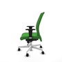 Piqueras Y Crespo Chaise de bureau Albacete Verte avec mécanisme synchrone et bras 1D