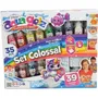 Simba Aqua Gelz - Kit créatif enfant de 8 ans et plus pour création de figurines 3D - Set colossal avec 13 tubes de gel, 16 moules et accessoires