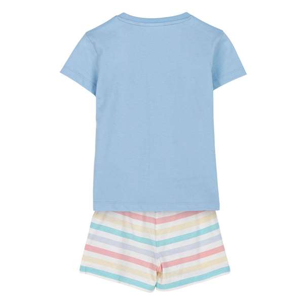 Cerdá Pyjama court pour enfant motif Frozen Jersey Single 6 ans - Bleu clair
