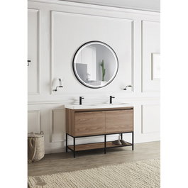 LIMEX Miroir de Salle de Bain Lumineux Allemagne Ø90cm Blanc Froid/Naturel/Chaud