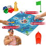 SD GAMES - Bermuda Piratas - Jeu de plateau familial en espagnol pour 2 à 4 joueurs, à partir de 7 ans, avec mécanisme magnétique
