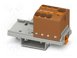 PHOENIX CONTACT PTFIX 10/6X4-NS35 BN Connecteur pour rail 32A 800V