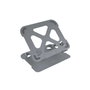 Tooq Support Réglable pour Ordinateur Portable et Tablette, Aluminium Gris, Ergonomic à Hauteur et Inclinaison Ajustables, Compatible 11 à 17.3 Pouces