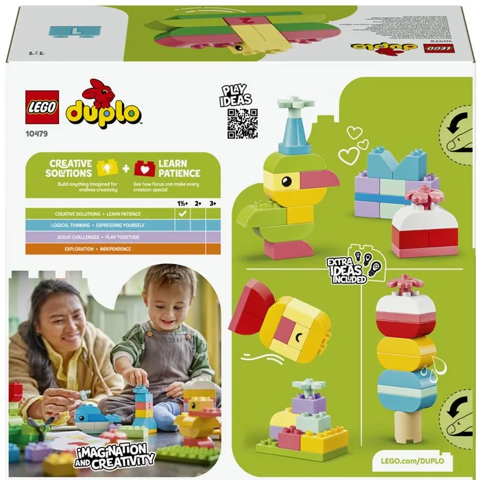 Lego Boîte Créative Colorée 10479 - Jeu Éducatif 80 Pièces pour Enfants 18 Mois - Développe la Motricité Fine Lego Boîte Créative Colorée 10479 - Jeu Éducatif 80 Pièces pour Enfants 18 Mois - Développe la Motricité Fine