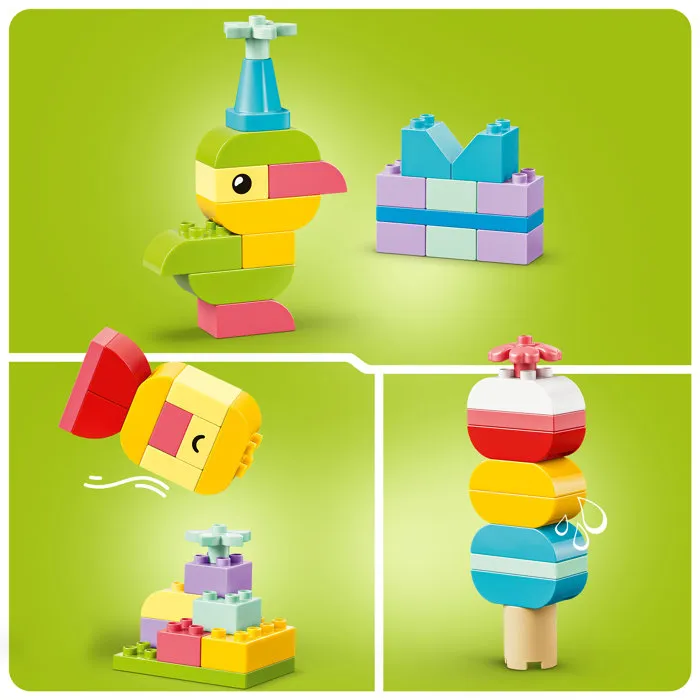 Lego Boîte Créative Colorée 10479 - Jeu Éducatif 80 Pièces pour Enfants 18 Mois - Développe la Motricité Fine Lego Boîte Créative Colorée 10479 - Jeu Éducatif 80 Pièces pour Enfants 18 Mois - Développe la Motricité Fine