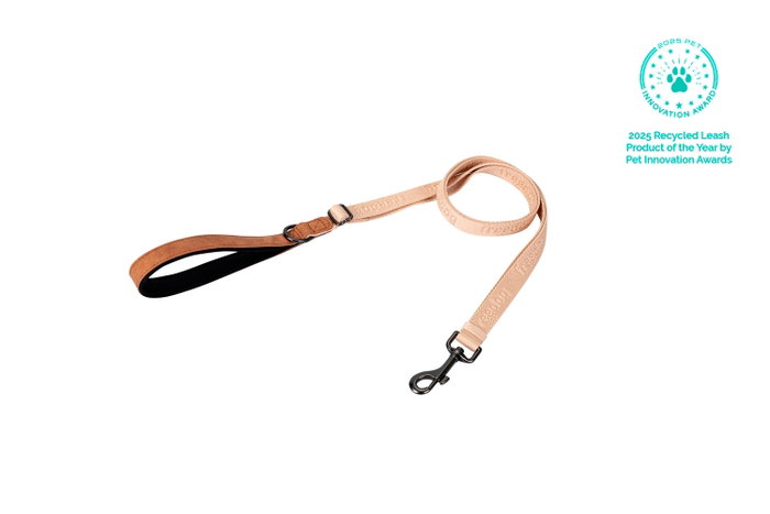 Freedog Laisse Linum Sand Beige 25mm x 120/180cm Recyclée Freedog Laisse Linum Sand Beige 25mm x 120/180cm Recyclée