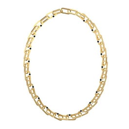 Guess JUMN02124JWYGT-U Collier en acier inoxydable doré 40 cm