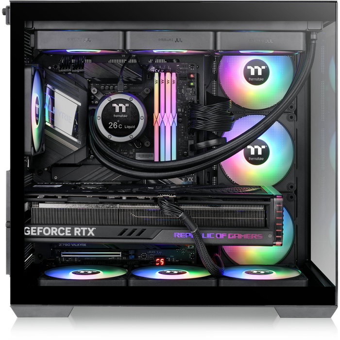 Thermaltake View 380 TG ARGB Black Thermaltake View 380 TG ARGB Black