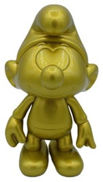 Puppy Les Schtroumpfs Figurine en Vinyle Schtroumpf Or 19 cm