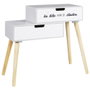 Home Deco Kids Mesita C/2 Cajones Gris