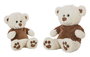 Creaciones Llopis Peluche Ours en Velours Marron 32 cm en Polyester - Peluche Vêtue