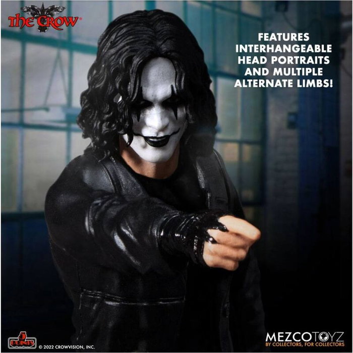 Mezco Toyz The Crow Deluxe Set 2 Figurines 10cm 5 Points XL