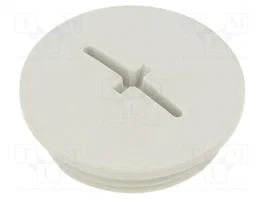 LAPP Chape SKINDICHT® M32 gris clair avec joint O-ring, 1,5 mm de pas de filetage, IP68, polyamide, 8 mm de longueur de filetage