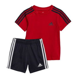 Ensemble de Vêtements Adidas 3Stripes Sport Set Rouge 36