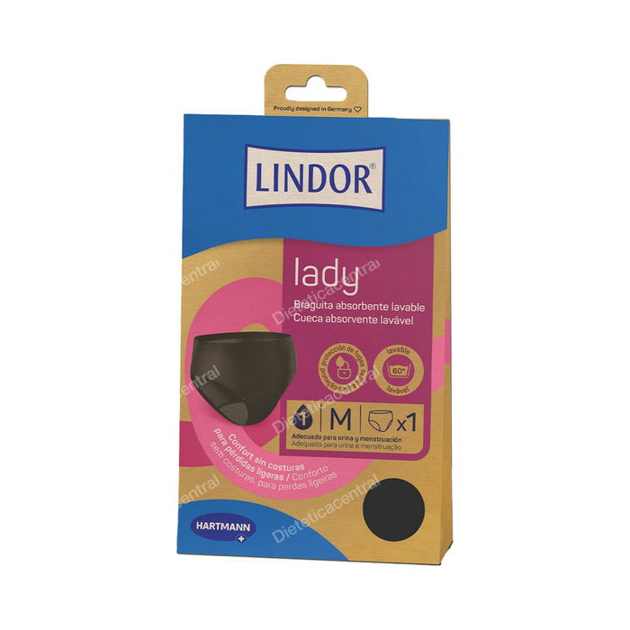LINDOR LADY BRAGUITA ABSORBENTE LAVABLE TALLA M LINDOR LADY BRAGUITA ABSORBENTE LAVABLE TALLA M