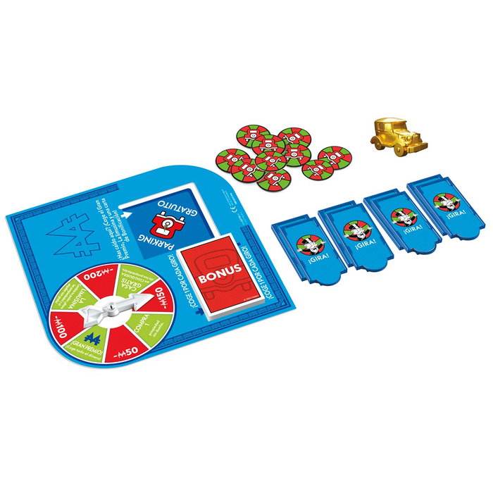 Monopoly - Extension Grand Prix - Parking Gratuit G0718 - Jeu de société en espagnol - Pour enfants à partir de 8 ans