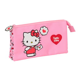 Fourre-tout Hello Kitty Rose 22 x 12 x 3 cm