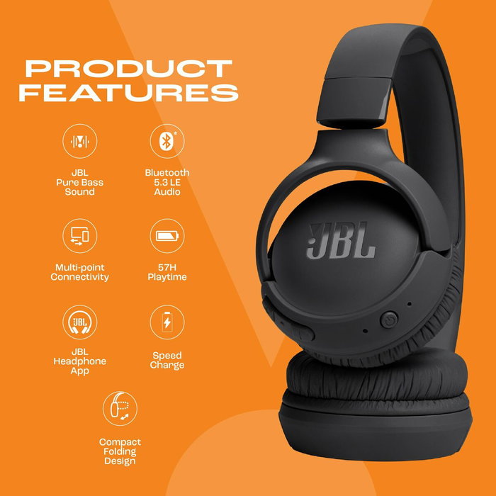 JBL Tune 520BT Noir