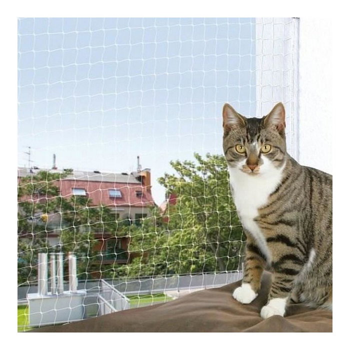 Trixie Filet de protection pour chat transparent 8 x 3 m