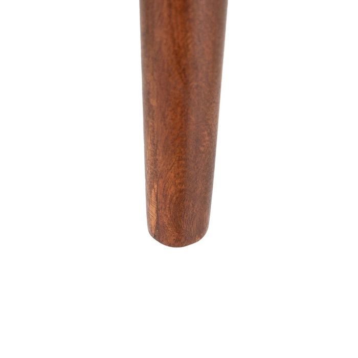 BigBuy Home Table d'appoint Doré Naturel Ronde