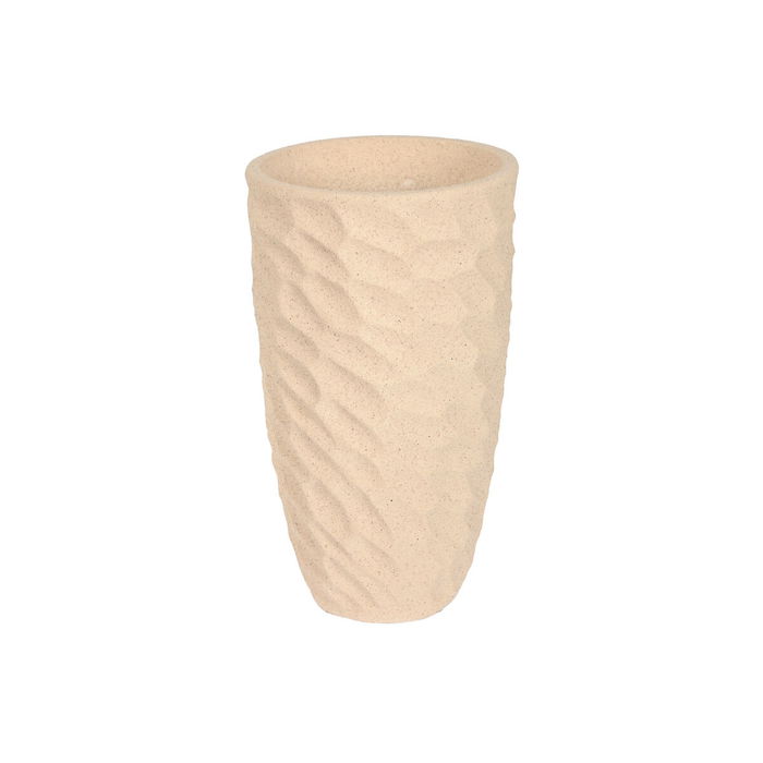 Cache-pot Home ESPRIT Beige Fibre de Verre Scandinave 36,5 x 36,5 x 63 cm Cache-pot Home ESPRIT Beige Fibre de Verre Scandinave 36,5 x 36,5 x 63 cm