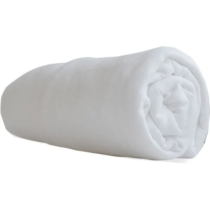 P'Tit Dodo Drap housse imperméable Tout en un 50 x 85 cm Blanc - Coton jersey, base respirante, traité Sanitized - Pour lit cododo, berceau, lit à barreaux