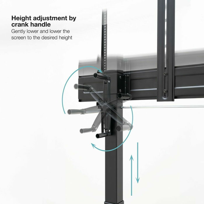 Support de table d'écran TooQ FS20406HM-B 60" 100" (1 Unité)