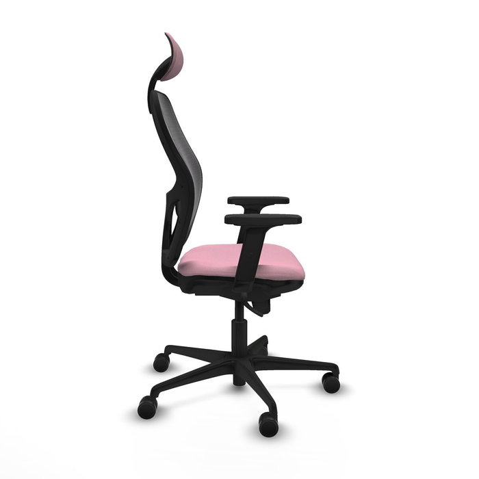 Piqueras y Crespo Chaise de Bureau avec Appui-tête 2D036N1 Rose