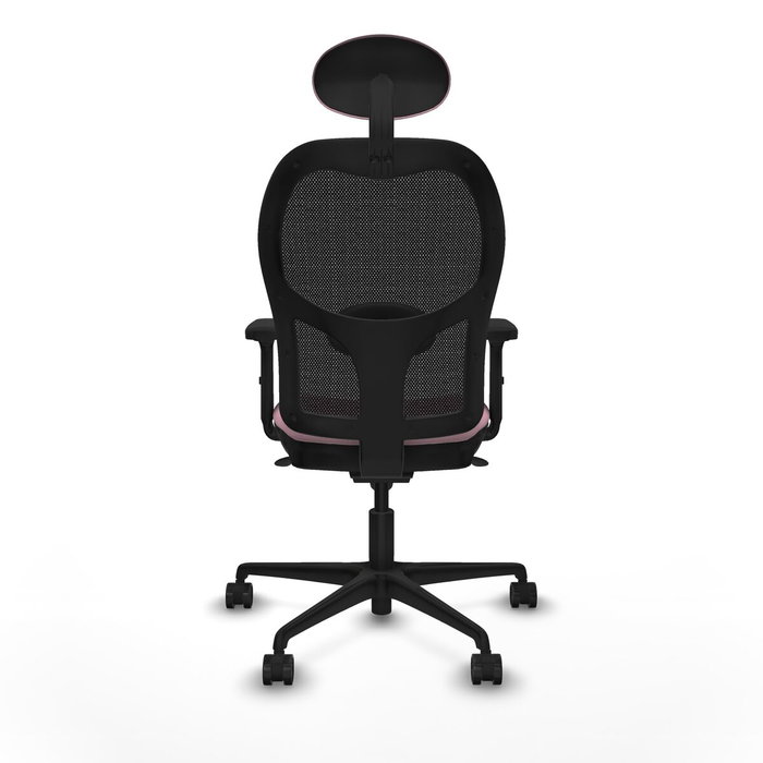 Piqueras y Crespo Chaise de Bureau avec Appui-tête 2D036N1 Rose