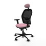 Piqueras y Crespo Chaise de Bureau avec Appui-tête 2D036N1 Rose
