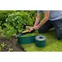 Nature Bordure de Jardin Flexible NATURE - Polypropylène Recyclé Imputrescible Anti-UV - H.15 cm x 10 m - Vert