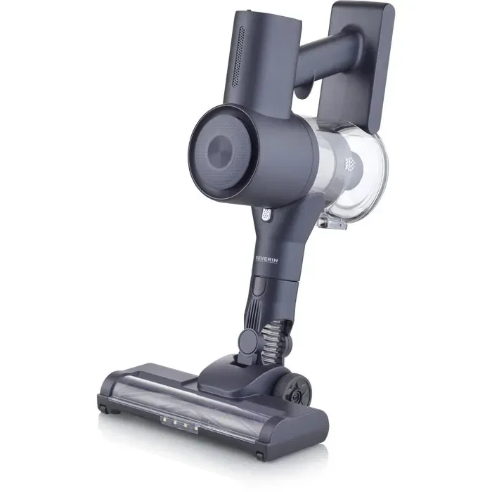 Severin HV7178 - Aspirateur balai sans fil 2-en-1, 11000 Pa, 35 min d'autonomie, 500 ml, Bleu/Noir Severin HV7178 - Aspirateur balai sans fil 2-en-1, 11000 Pa, 35 min d'autonomie, 500 ml, Bleu/Noir