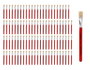 Innspiro Boîte de 100 pinceaux plats spécial encollage 12cm