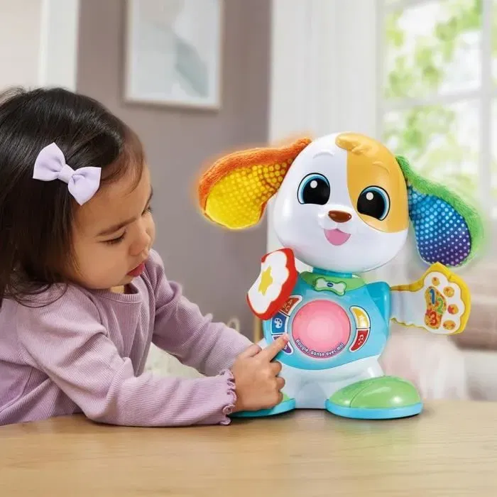 Vtech Boogie Danse Avec Moi - Jouet interactif pour bébé 9 à 36 mois avec lumières, musique et apprentissage - Langue : français