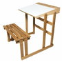 Fisher Price Puériculture Bureau D'Ecolier En Bois Teinté Chene