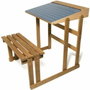 Fisher Price Puériculture Bureau D'Ecolier En Bois Teinté Chene
