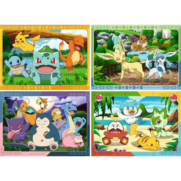 Ravensburger Puzzle Pokémon 4 x 100 Pièces