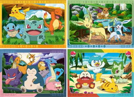 Ravensburger Puzzle Pokémon 4 x 100 Pièces