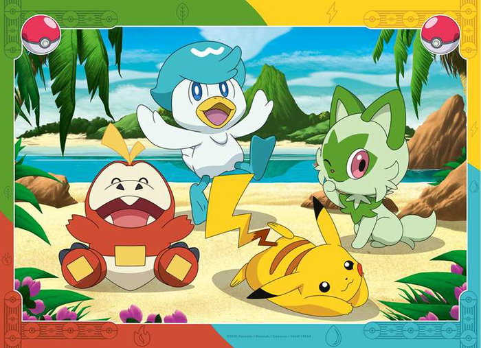 Ravensburger Puzzle Pokémon 4 x 100 Pièces