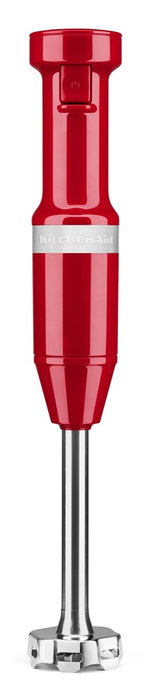 Kitchenaid 5KHBV83 EER - Batidora de mano con cable roja, compacta, avec bol 1L, picadora et fouet - Batidora para smoothies, sopas, mayonesa