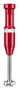 Kitchenaid 5KHBV83 EER - Batidora de mano con cable roja, compacta, avec bol 1L, picadora et fouet - Batidora para smoothies, sopas, mayonesa