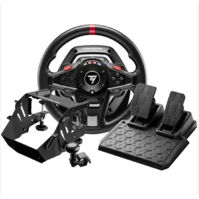 Thrustmaster SimTask T128 - Pack volant de course noir avec levier de vitesses TH8S