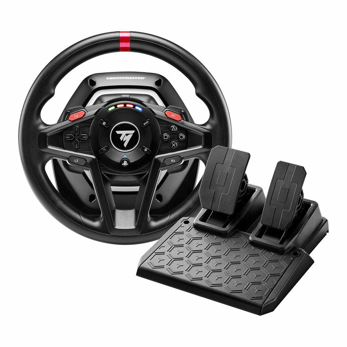 Thrustmaster SimTask T128 - Pack volant de course noir avec levier de vitesses TH8S