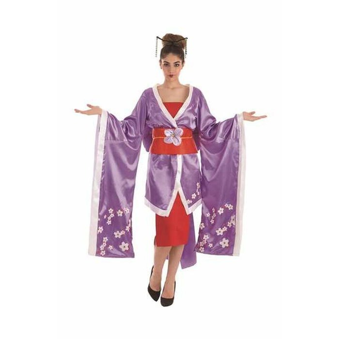 Creaciones Llopis Déguisement Adulte Geisha Fleurs Taille L