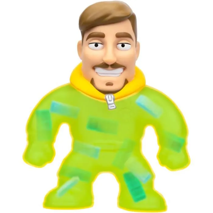 Heroes of Goo Jit Zu - MRBEAST LAB - Kit de création de figurine personnalisable avec pompe et accessoires inclus