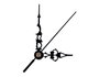 Innspiro Kit de manecilles de montre en aluminium noir, 25 unités