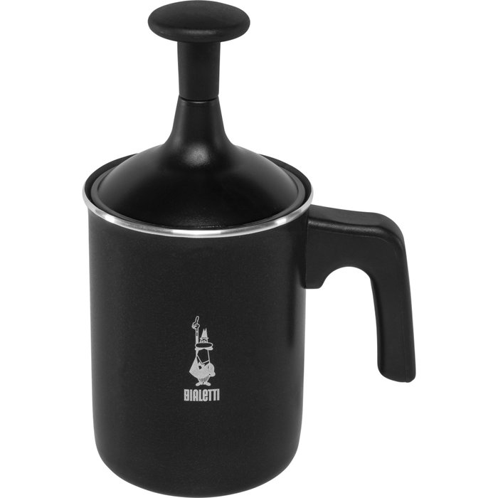 Bialetti PERFETTO CREMA Mousseur à lait manuel - 160 ml - Noir