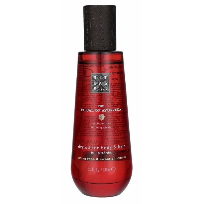 Rituals The Ritual of Ayurveda Huile Sèche Indian Rose & Sweet Almond 100 ml Rituals The Ritual of Ayurveda Huile Sèche Indian Rose & Sweet Almond 100 ml